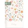 Häfft paper&you® taccuino A6+ a righe Wild Blossoms con 64 pagine, taccuino con copertina morbida di piccole dimensioni, mini diario con linee - Sostenibile & rispettoso con il clima