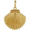Schmuck Les Poulettes LES POULETTES BIJOUX - Ciondolo Placcato Oro Portafoto Guscio St Jacques