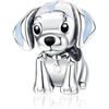 LES FOLIES DI PAOLA GRIECO Charm Cane Cagnolino Cucciolo Fido Amico dell'uomo in argento 925 - Les Folies per Pandora