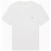 Emporio Armani T-Shirt da Uomo in Morbido Modal con Scollo a V, Blu, vestibilità Aderente M, Blu, M