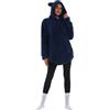 Shamdon Home Collection Coperta con cappuccio, oversize da donna, coperta con cappuccio per adulti, orecchie di gatto, coperta indossabile in caldo pile con maniche, tasca enorme, regalo accogliente e