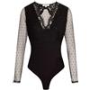 Morgan Body a Maniche Lunghe, Noir, M