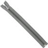 Aerzetix - Set di 10 Cerniere Lampo a Spirale N°5 25 cm separabili con cursore - in Metallo Nylon Poliestere - Colore Grigio Topo - per Cucito Artigianato creazioni Tessili