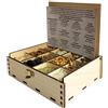 Heilkräuter Manufaktur Scatola per affumicatura con 12 varietà di miscele di incenso, energia e fiducia, 14 x 10 x 4 cm