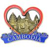 Designo Calamite da frigorifero 3D City Metal DUBAI Egitto Berlino Budapest Tokyo Ibiza Dubrovnik Cambogia New York Amsterdam Madrid Venezia Malaga Sydney Cuba Londra Roma Vienna Dublino Cancun Nice (Cambogia