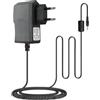 Nazaz Adattatore Di Alimentazione Per Pedale, 9v Alimentatore Pedali Chitarra, Pedale Chitarra Alimentatore Con Punta Negativa DC 9V-850mA Max Caricatore Da Parete per pedali per chitarra e basso