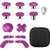 Gopiiphon Set di tasti in metallo per controller Xbox Elite Series 2 Joystick magnetici Stick analogici 6 joystick con rivestimento in metallo, 4 paddle, 2 D-pad, 1 strumento di regolazione per Xbox Elite Serie