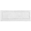 Nautica Home | Runner da bagno 100, ultra morbido e assorbente, certificato Oeko-Tex, fondo antiscivolo, cotone, bianco, 60 x 22