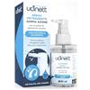 Udivita Spray Detergente per Cura e Pulizia Apparecchi Acustici 30ml con Spazzola Integrata Udinett Igienizzante per Auricolari Cuffiette Bluetooth Formula Delicata Rimuove Cerume Sporco con Effetto Immediato