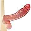 CSEDF-CRYP Guaina Fallica Realistico Allungamento del Pene Maschile, Guaina Pene per Uomo, Estensore Allunga Prolunga Pene Indossabile Uomo, Sex Toys Sessuali per Uomini Sexytoysys Coppia (Pelle)