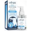 Udivita Spray Detergente per Apparecchi Acustici con Spazzola Integrata Udinett 30ml Igienizzante - Rimuove Sporco e Cerume a Effetto Immediato - Pulizia Auricolari Cuffiette Bluetooth - Formula Senza Alcol