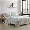 Eddie Bauer School of Fish Flannel Sheet Set, Green, King