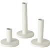 Boltze Malko 2026192 - Portacandele in metallo, 3 pezzi, decorazione per tavola/cassettiera, candelabro