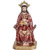 DRW Figura Signore della Giustizia (Gesù Cristo nel momento di essere condannato da Ponzio Pilatos) in Resina Dipinto a Mano 10x10x20 cm