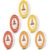 Alyvisun 6 Pcs Trasparente Filo Elastico per Braccialetti, Hilo per Braccialetti, Filo per Braccialetti per Braccialetti DIY Collane, Perline, e Creazione di Gioielli (0.5mm, 0.8mm & 1mm)