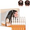 Tkekruh 7pc Siero per La Crescita Dei Capelli 2ml, Essence for Hair Growth, Fiale per Trattamento Di Condizionamento Profondo, Siero per Capelli Più Spessi, Lunghi, Voluminosi E Sani, Hair Serum