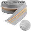 LSGCQ Guarnizione porta garage universale guarnizione soglia porta garage striscia di soglia (Grigio, 3m×90mm×12mm)