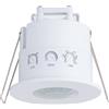 SEBSON Sensore Movimento Esterno da Incasso - Portata 2-6m/360° - Montaggio a Soffitto, Sensore PIR, Programmabile, Rilevatore di Presenza, 3 Fili
