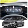 CDEFG Compatibile con Peugeot 308 e-308 Hybrid 408 2022-2024 Pannello Strumenti Pellicola Protettiva 4H Resistente ai Graffi 10,25 pollici GPS Schermo Protettore Navi Pellicola Accessori 2 Pezzi
