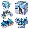 Euclidean Cube Cubo stellato dell'infinito Zappelphilipp per bambini, dadi Yoshimoto per bambini da 8 a 12 anni, giocattolo divertente per ragazzi e ragazze (serie Polar)