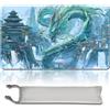MilkPlaymat MTG Tappeto da gioco Premium XXL per TCG/CCG/MTG (60 x 35 cm) - Design ad alta risoluzione - Tappeto in gomma antiscivolo (non zone,mtg50-2)