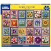 White Mountain Puzzle a forma di fiore all'uncinetto, 1000 pezzi, per nonni adulti