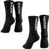 D(R)IP'N'RAVE 2 paia di calzini Rave Techno Unisex 35-44 - Techno Festival Calzini per Uomo e Donna - Comode Calze da tennis in cotone come accessorio per abbigliamento per Club & EDM Party, Nero , 38-44 Große