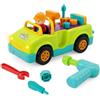 Hola - Panca degli attrezzi per bambini giocattolo - Luci e suoni di lavoro realistici - Camion officina con trapano elettrico e accessori - Tavolo attività imitazione - Regalo Baby +1 anno