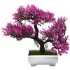 ARMYJY Bonsai artificiale, pianta finta in vaso, pianta bonsai per casa, ufficio, cortile, decorazione da scrivania