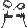 BOROCO Leva Freno Bici Elettrica, 1 Paio 2 Fili Sinistra Destra Leva Freno Elettrica E-Bike Parti di Ricambio Set Leve Freno Per Scooter Elettrico