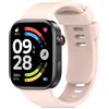 BDIG Silicone Cinturino Compatibile con Xiaomi Redmi Watch 6/5/4 & Mi Band 9 Pro/8 Pro,Sportivo Morbido e Traspirante Regolabile Per Redmi Watch 6/5/4 Uomo Donna