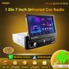 Hizpo 1 Din autoradio Android 12 7 "IPS schermo retrattile manuale lettore Video multimediale Carplay Universal Car Audio GPS No DVD