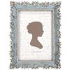 AELS Cornice per foto vintage, 12,7 x 17,8 cm, elegante cornice antica con vetro frontale, esposizione fotografica, da appendere alla parete, idee regalo, motivo a vite
