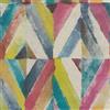 Rasch Carta da parati 704051 della collezione Kalahari in tessuto non tessuto, verde, beige, rosa e blu con motivo in stile africano, 10,05 m x 53 cm (lunghezza x larghezza)