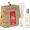 HELAN COSMESI Srl I PROFUMI DELLA CASA SET PANETTONE 1 SPRAY AMBIENTE 100 ML + BASTONCINI AROMATICI AMBIENTE 100 ML