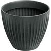 Prosperplast Vaso Latia Round Ø40x33 grafite granito