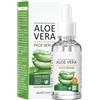 Virecose Siero Aloe Vera 30ml, Siero per il Viso all'aloe, Idratante, Levigante e Curativo Per Tutti i Tipi di Pelle
