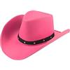 Boland - Cappello da cowboy Wichita, cappello in feltro, sceriffo, selvaggio west, costume, carnevale, festa a tema