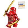 LEGO Ninjago Dragons Rising: Kai Minfigure con doppia spada gialla