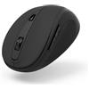 Hama MW-400 V2 Mouse Wireless - Tecnologia 2.4Ghz, Sensore 1600 dpi, Tecnologia Smart-Link, Destro/e - Nero