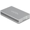 DeLOCK Box per HD esterno DeLOCK Involucro USB4 40 Gbps 1 x M.2 NVMe SSD - senza utensili (Delock lagringspakning Ca) [42018]