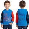 Marvel Spidey and His Amazing Friends - Felpa con cappuccio per ragazzi - Ghost-Spider - Felpa con cappuccio - Maglione 100% cotone - Età 2-8 anni per giovani fan dei supereroi, Blu, 2-3 Years