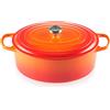 Le Creuset Cocotte ovale Evolution in ghisa vetrificata, diameter 35 cm, Arancio, 21178350902430