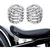 HDBUBALUS Molle per Sella Monoposto Moto Montaggio Staffa A Molla Da 2 Pollici Kit di Montaggio Hardware Adatto per Harley Sportster Softail Xl 883 1200 Dyna Fatboy Bobber Chrome 1 Paio