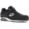 LOTTO Scarpe basse da lavoro con tomaia in pelle in tessuto anti-perforazione, Suola antiscivolo, Colore Nero, Numero 41, Modello SPEED 200 S3