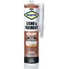 BOSTIK Sigillante di alta qualità per la chiusura di giunti e fessure in legno e in pavimenti in parquet e laminato, Verniciabile, Applicabile in ambienti interni ed esterni, Colore Noce, Confezione da 300 ml