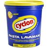 Cyclon Pasta lavamani al limone per rimuovere energicamente dalle mani lo sporco più difficile e resistente come grasso di motori, olio, nafta, Confezione da 1Lt.