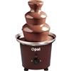 Opal OCF11 Opal 0.9L Grande macchina elettrica a 3 livelli della fonduta della fontana di cioccolato dell'acciaio inossidabile con la base calda del vaso di fusione