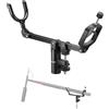 NEEWER Supporto per Asta Mic con Perno 5/8 per Braccio a C per Supporto Luce, Adattatore Antiscivolo Metallo per Montaggio di Microfoni DSLR e Shotgun, Inclinazione -15°/+30°, Max: 17,6lb/8kg,CM-NA-2