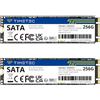 Timetec SSD 3D NAND TLC SATA III 6Gb/s M.2 2280 NGFF 64TBW Read Speed Up to 520MB/s SLC Cache Performance Boost Internal Solid State Drive for PC Computer Laptop and Desktop (2x256GB)